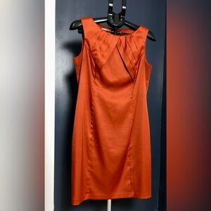 Dressbarn Vibrant Orange Dress 12 size